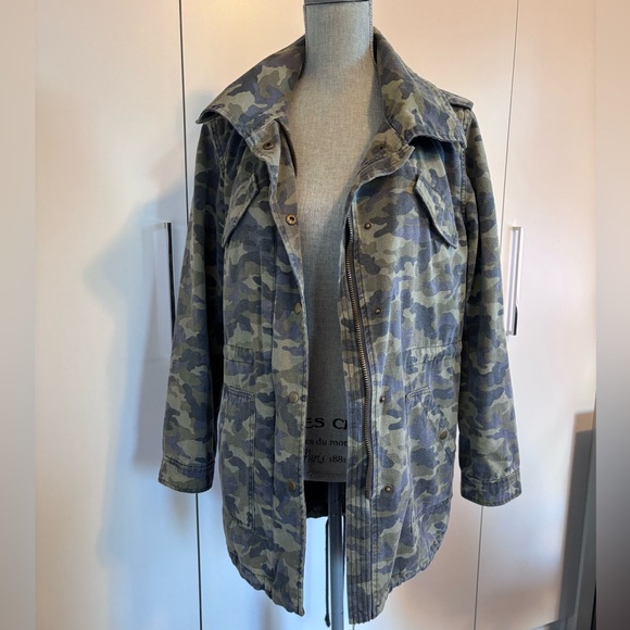 VELVET by Graham & Spencer ‘Irene’ Camouflage Military Jacket Sz S. - Picture 7 of 13